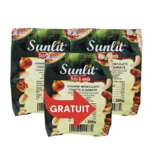 Arahide nedecojite coapte si sarate (rosii) Driedfruits - 200 g (Pachet 2 + 1 Gratis) - Img 1