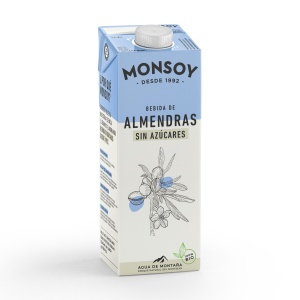 Bautura migdale (fara zahar) BIO Monsoy - 1 litru