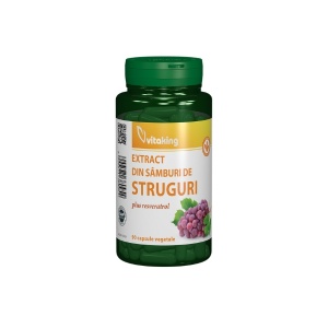 Extract din samburi de struguri (Resveratrol) Vitaking - 90 capsule