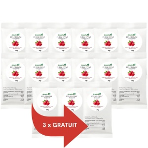 Fulgi de ovaz instant cu zmeura (fructe) granulate liofilizate - 50 g (Pachet 12 + 3 gratis) - Img 2