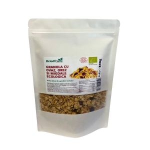 Granola cu ovaz, orez si migdale BIO - 300 g