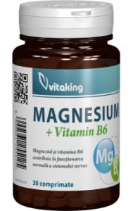 Magne B6 (Magnesium + Vitamin B6) Vitaking - 30 comprimate
