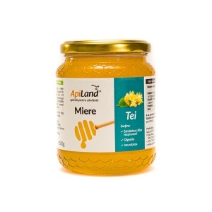 Miere tei cruda BIO Apiland - 500 g
