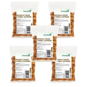Migdale crude Carmel - 5 bucati x 200 g