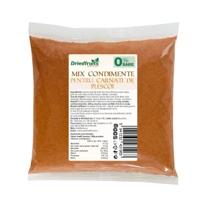 Mix condimente pentru carnati de Plescoi, Fara Sare Adaugata - 500 g