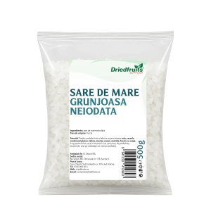 Sare de mare (grunjoasa) neiodata - 500 g