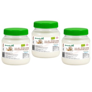 Ulei cocos alimentar BIO - 3 bucati x 700 ml