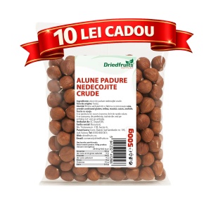Alune padure nedecojite crude - 500 g