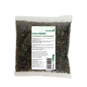 Ceai verde cu coaja de lamaie si portocala - 100 g