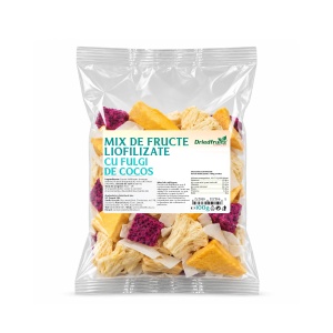 Mix de fructe liofilizate cu fulgi de cocos - 100 g