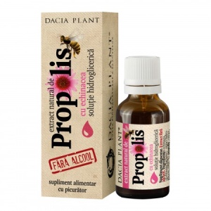 Propolis cu echinaceea cu picurator (fara alcool) Dacia Plant - 20 ml