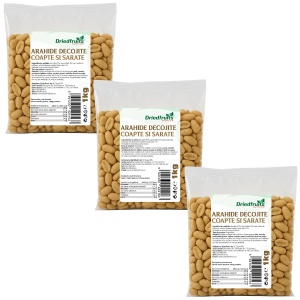 Arahide decojite coapte si sarate (Argentina) - 3 bucati x 1 kg