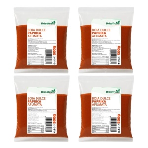Boia dulce afumata (paprika) - 4 bucati x 500 g