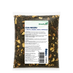 Ceai negru cu fructe de padure si coaja de portocala - 100 g
