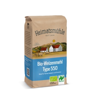 Faina grau tip 550 BIO Heimatsmuhle - 1 kg