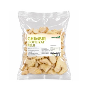 Ghimbir liofilizat felii - 50 g