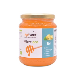 Miere tei cruda BIO Apiland - 500 g - Img 2