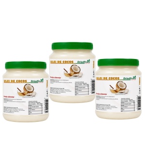 Ulei cocos pentru gatit - 3 bucati x 700 ml