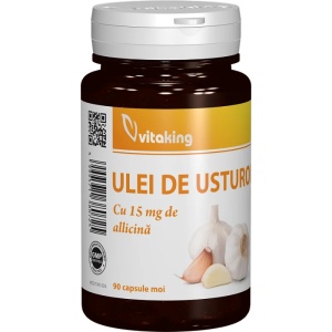 Ulei de usturoi 30 mg Vitaking - 90 capsule gelatinoase