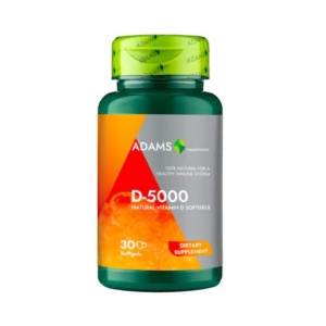 Vitamina D-5000 Adams Supplements - 30 capsule
