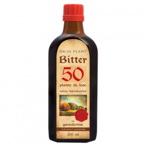 Bitter 50 plante de leac cu ganoderma Dacia Plant - 200 ml