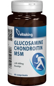 Glucozamina, condroitina, MSM + macese Vitaking - 60 comprimate