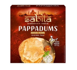 Lipii Pappadums (fara zahar) 14-16 bucati Sabita - 200 g