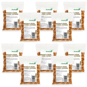 Migdale crude Carmel - 10 bucati x 200 g