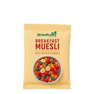 Muesli cu fructe si 5 cereale Driedfruits - 60 g