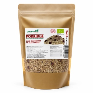 Porridge (fulgi ovaz instant) cu acai si fructe BIO - 300 g