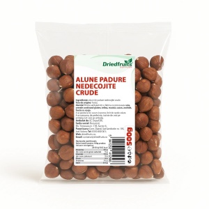Alune padure nedecojite crude - 500 g