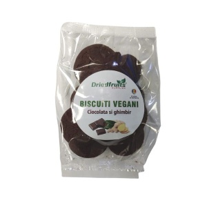 Biscuiti vegani cu cacao si ghimbir (fara zahar) - 140 g