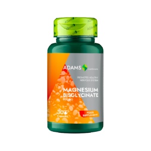 Bisglicinat de Magneziu 800 mg Adams Supplements - 30 capsule