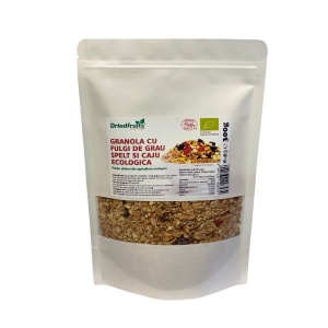Granola cu fulgi de grau spelt si caju BIO - 300 g
