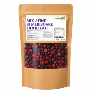 Mix afine si merisoare liofilizate - 50 g