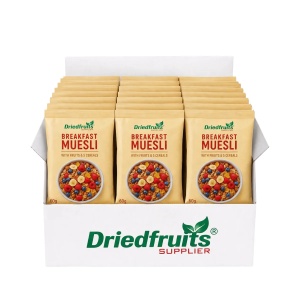 Muesli cu fructe si 5 cereale - 60 g (Pachet 15 + 5 gratis)
