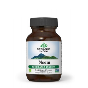Neem (antibiotic, antifungic natural) (fara gluten) BIO Organic India - 60 cps