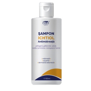 Sampon antimatreata cu ichtiol, acid salicilic si complex vegetal Ceta Sibiu - 100 ml