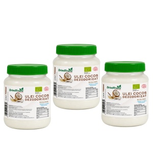 Ulei cocos alimentar BIO - 3 bucati x 700 ml - Img 2