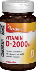 Vitamina D3 2000UI Vitaking - 90 capsule