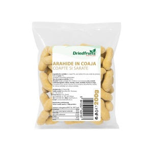 Arahide in coaja coapte si sarate (alune de pamant) - 200 g