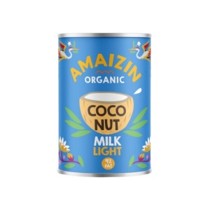Bautura (crema) vegetala din cocos (9% grasime) Amaizin BIO - 400 ml