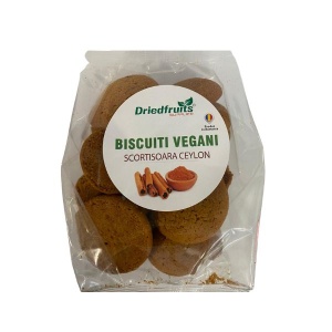 Biscuiti vegani cu scortisoara Ceylon (fara zahar) - 140 g