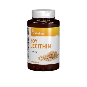 Lecitina 1200 mg Vitaking - 100 capsule gelatinoase