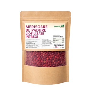 Merisoare de padure liofilizate intregi - 50 g