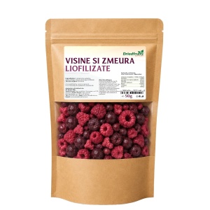 Mix visine si zmeura liofilizate - 50 g
