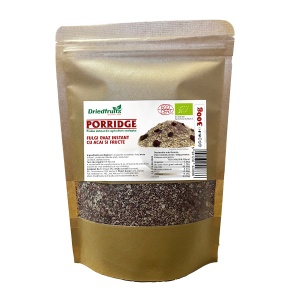 Porridge (fulgi ovaz instant) cu acai si fructe BIO - 300 g