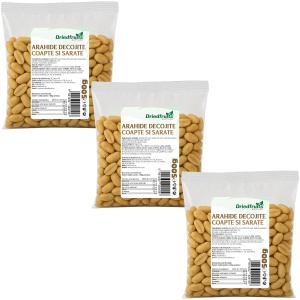 Arahide decojite coapte si sarate (Argentina) - 3 bucati x 500 g