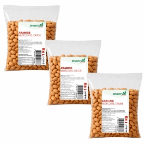 Arahide nedecojite crude (Argentina) - 3 bucati x 1 kg