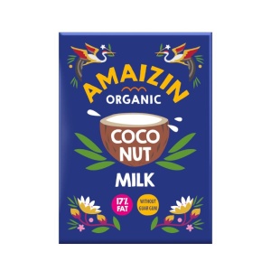 Bautura (crema) vegetala din cocos (17% grasime) Amaizin BIO - 500 ml